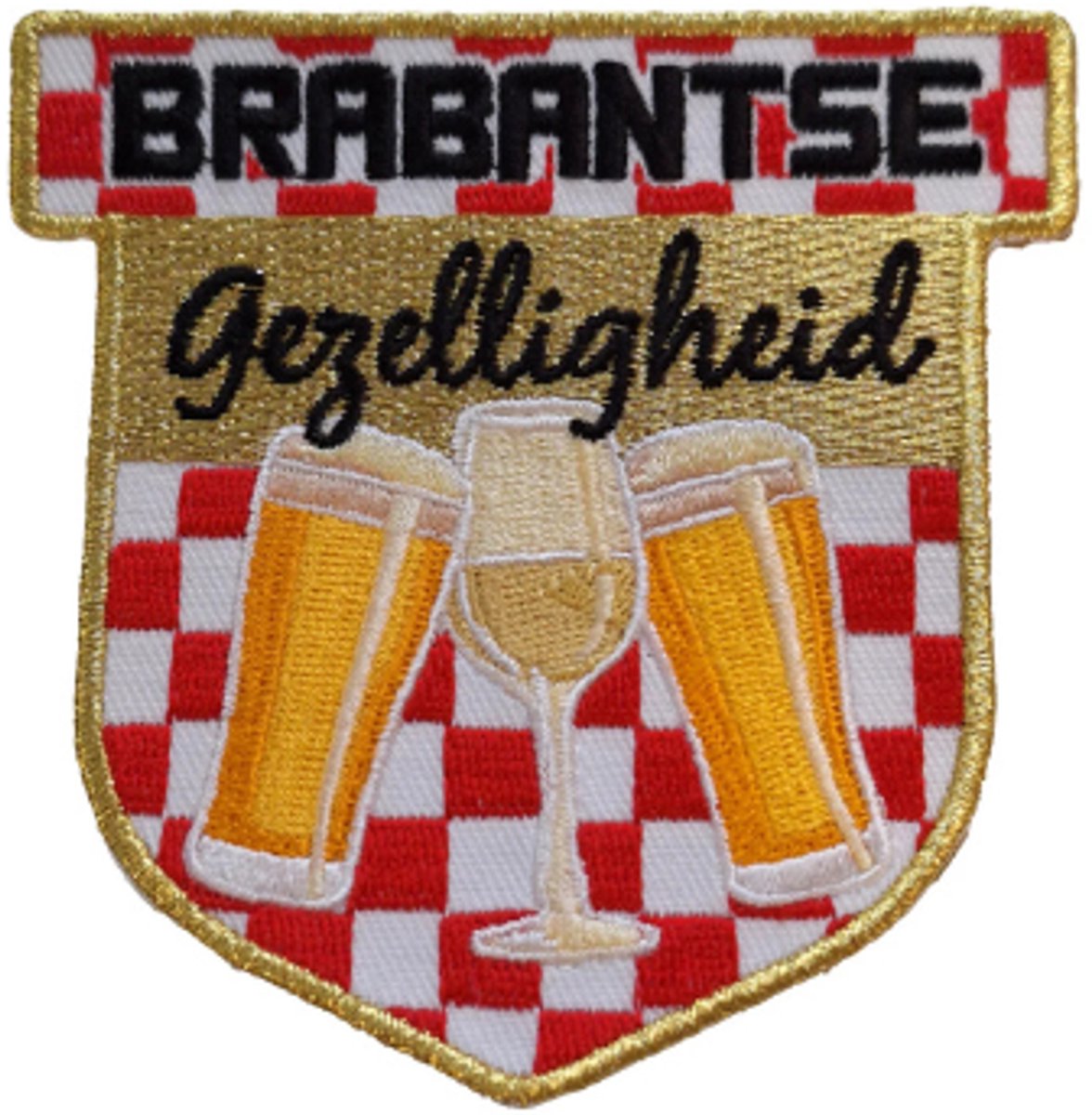 strijkembleem brabantse gezelligheid