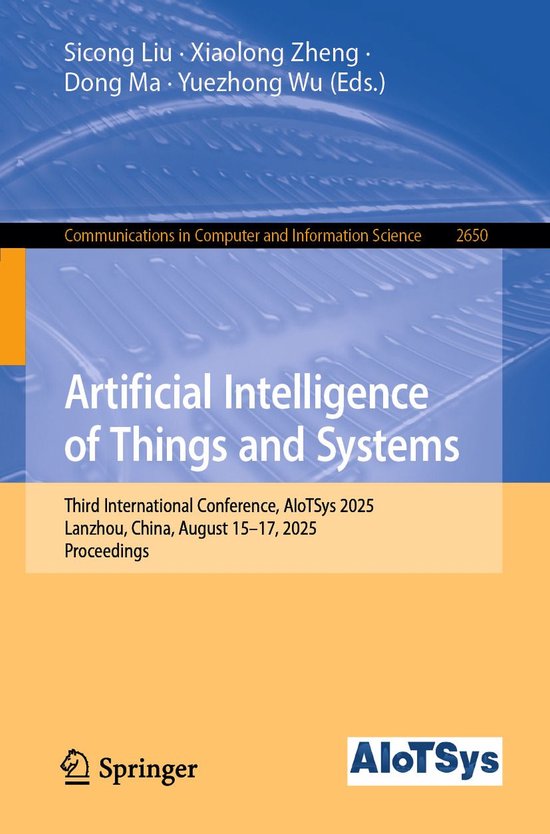 Springer Nature Proceedings Computer Science - Artificial In ... - cover
