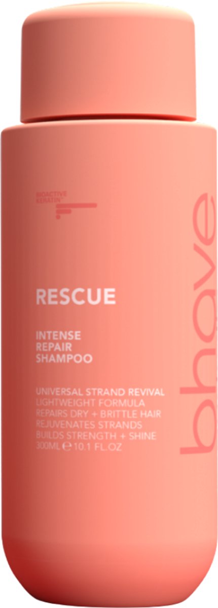 BHAVE - Rescue Intense Repair Shampoo - 300ml - Beschadigd Haar - Herstel - Haarverzorging