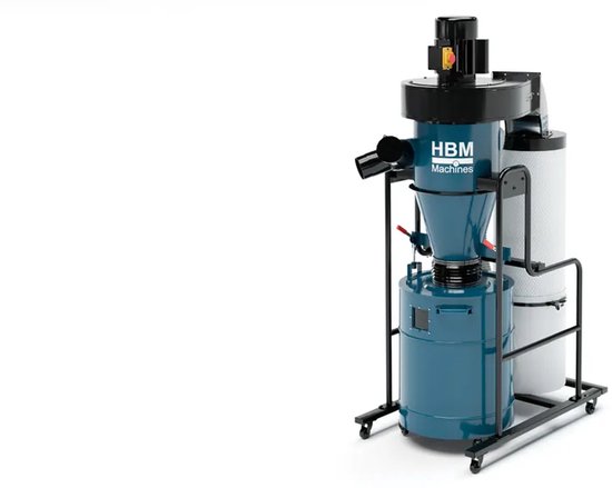 HBM Mobiele Stofafzuiginstallatie / Stofafzuiger 2200 Watt