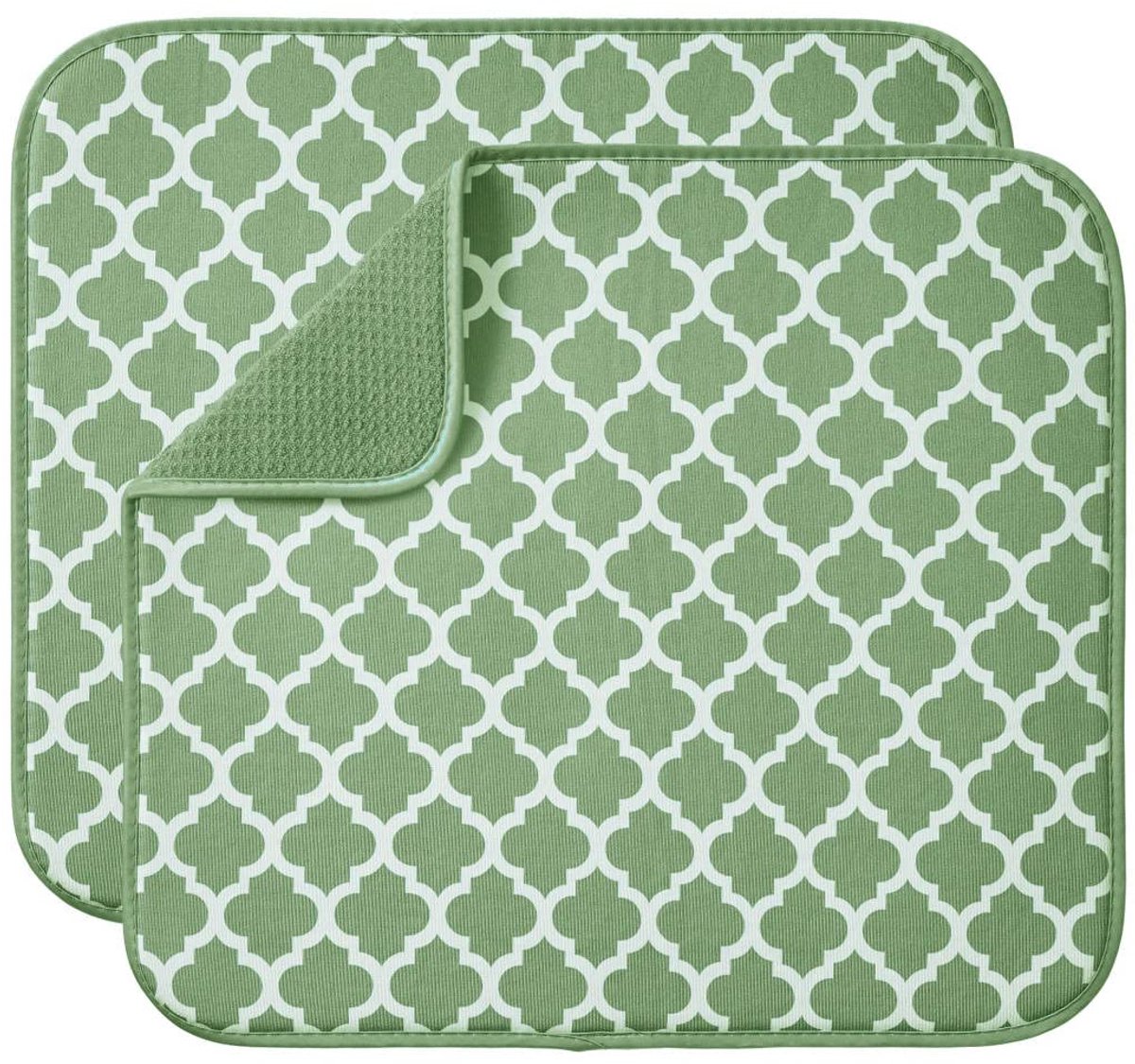 Unyqoos® Absorberende microvezel droogmat voor keuken en vaat van 40x46 cm