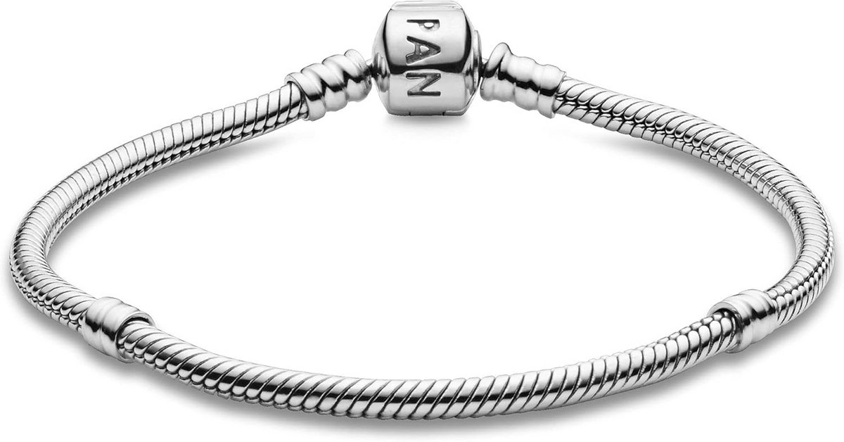 Sterling Zilveren Schakelarmband met Cilindersluiting voor Charms