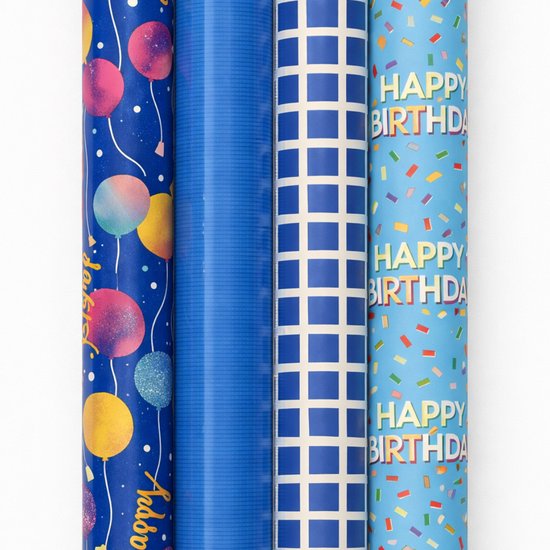 Kerst Inpakpapier Roll, 43cm x 12m Xmas Gift Inpakpapier, Xmas Metallic