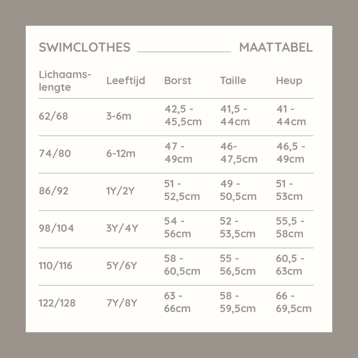 Fresk Zwemshirt 122 - Sneldrogende Zwemkleding voor Kinderen - UPF 50 - Zwemshirt voor Unisex - Zwempak met Lange Mouwen - Creme - Olives — afbeelding 2