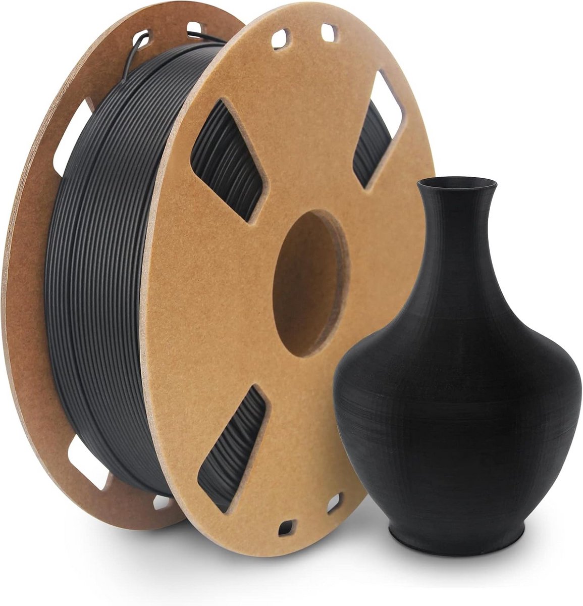 MATTE Zwart PETG Filament 1.75mm - 1kg Spoel voor 3D Printer - Hoge Precisie