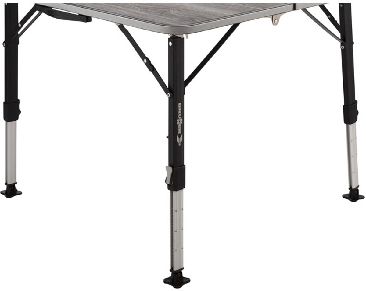 Brunner Elùtop Compack Square - Campingtafel 80 x 80 x 43/70 cm