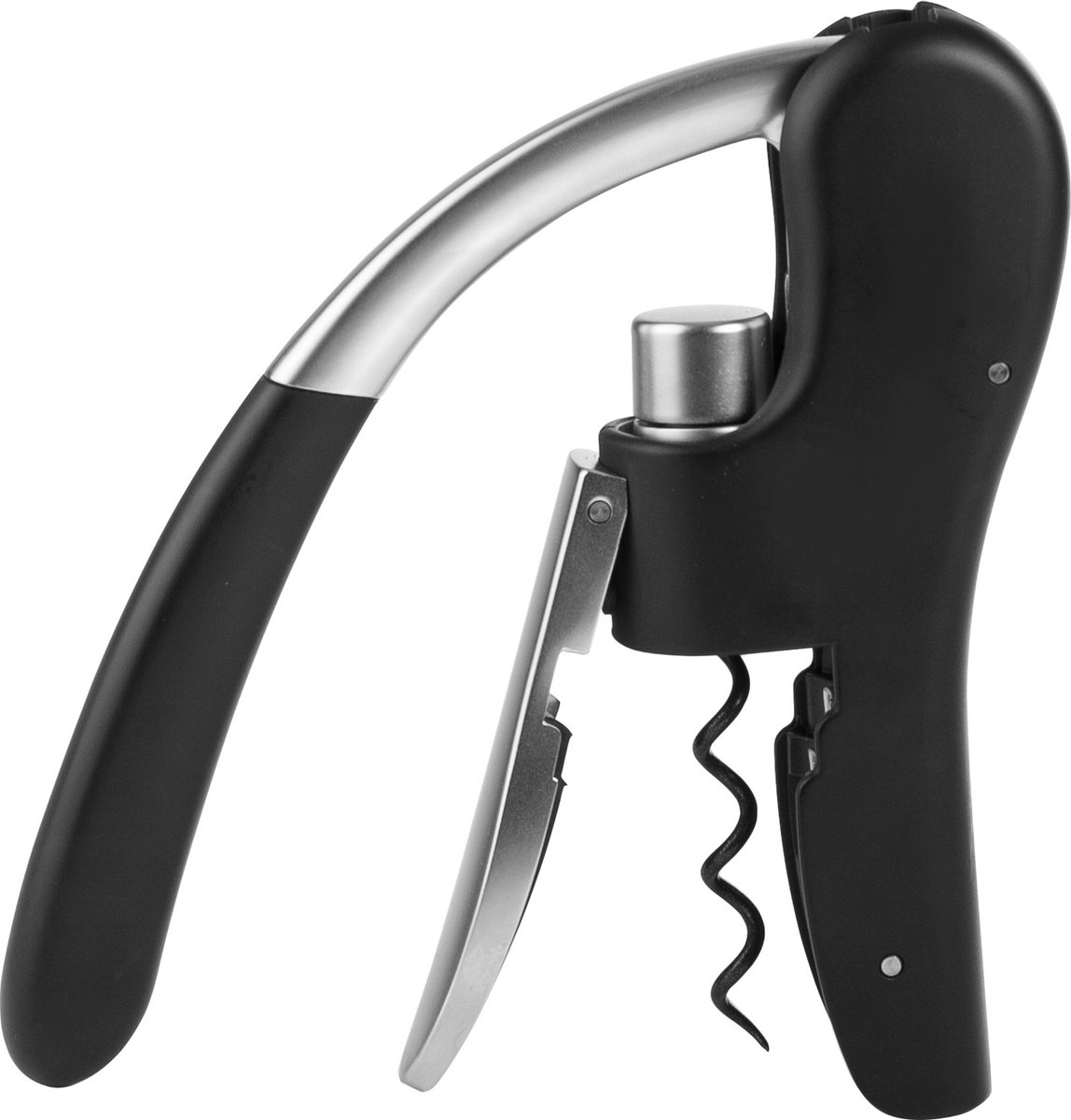 Ibili Verticale Luxe Hefboom Kurkentrekker Zilver