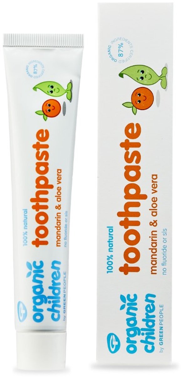 Green People Tandpasta KIDS mandarin