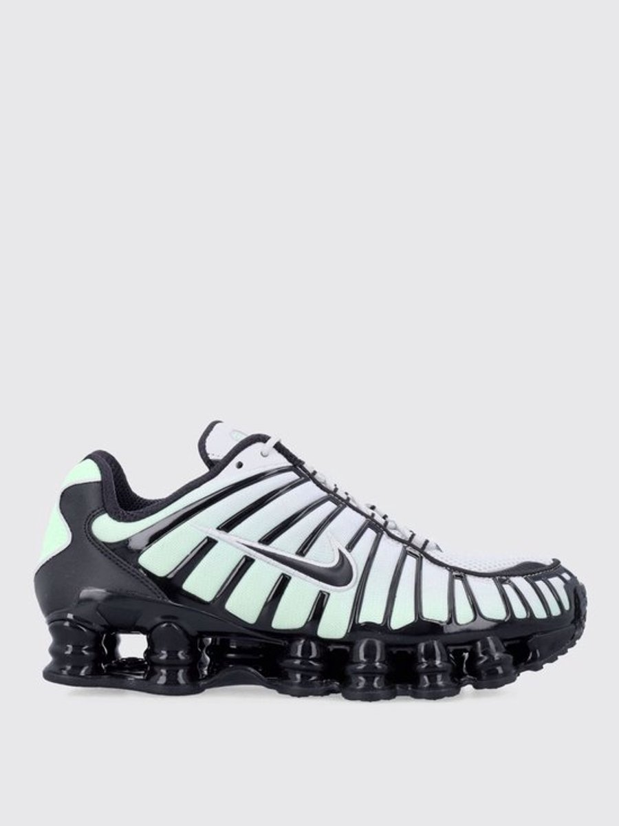 Shox TL WhiteBlackVolt Cushioned Sneakers Groen