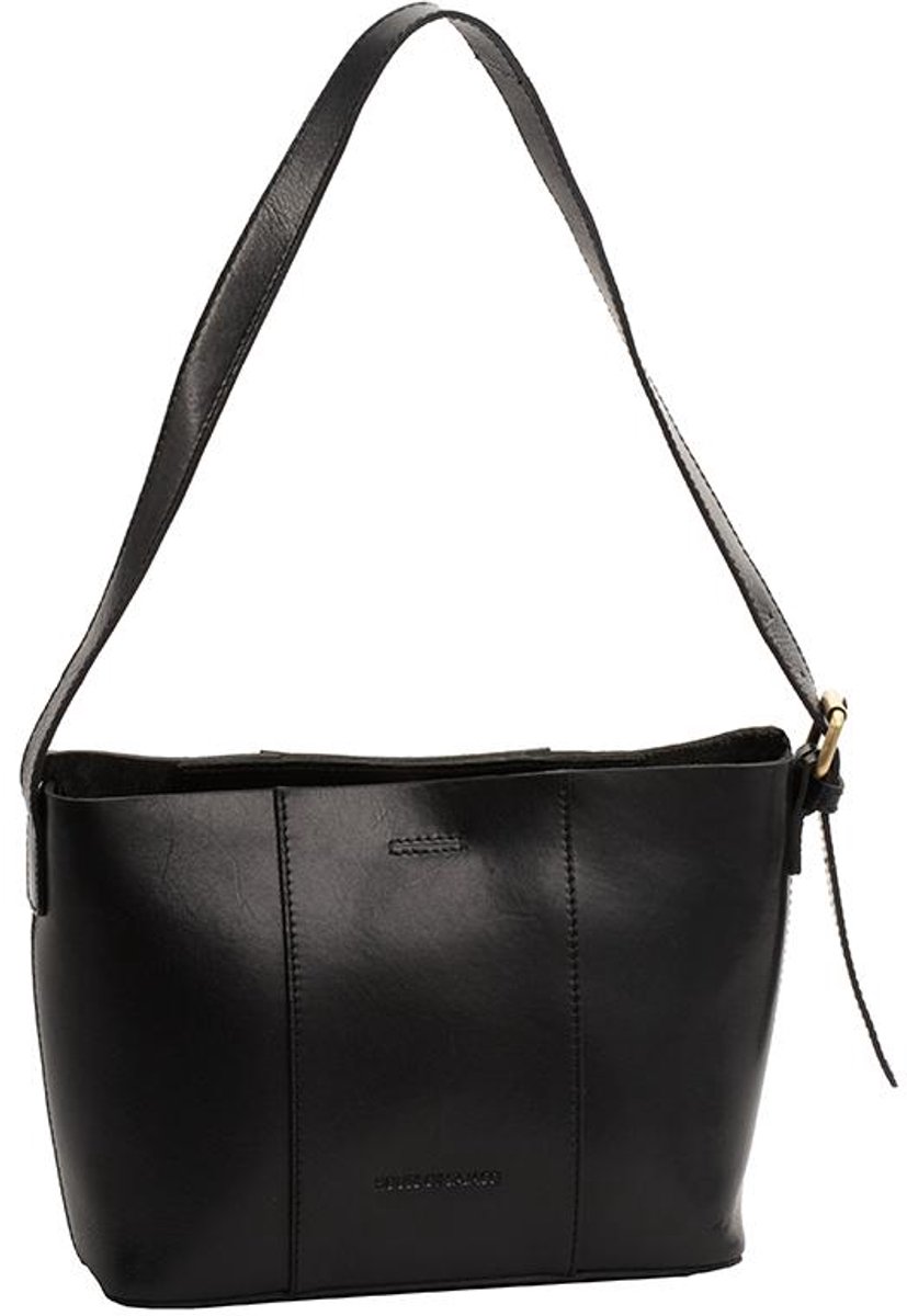 House of Sajaco Medium Schoudertas Dames - Leer - House of Sajaco - Zwart