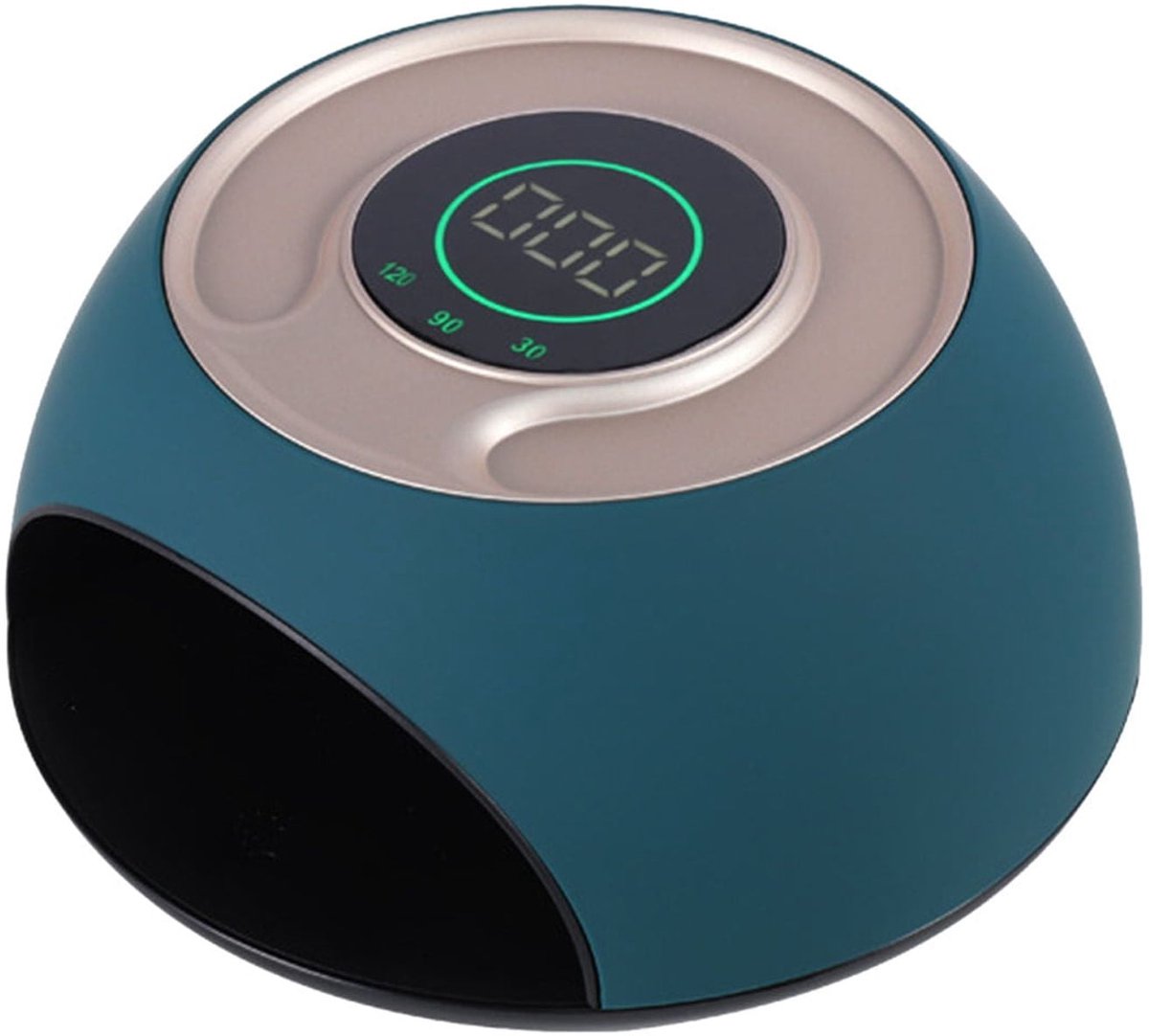 120W LED-nagellamp met droger, geschikt voor nagellak en gelnagellak, met 3 timerinstellingen voor professionele nagelkunst.