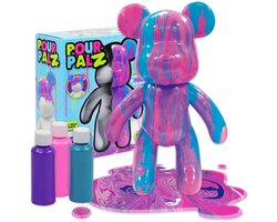 Pour PalZ Large Paint Bear 'Berry Blast' - Gietverfset (paars, roze, blauw)