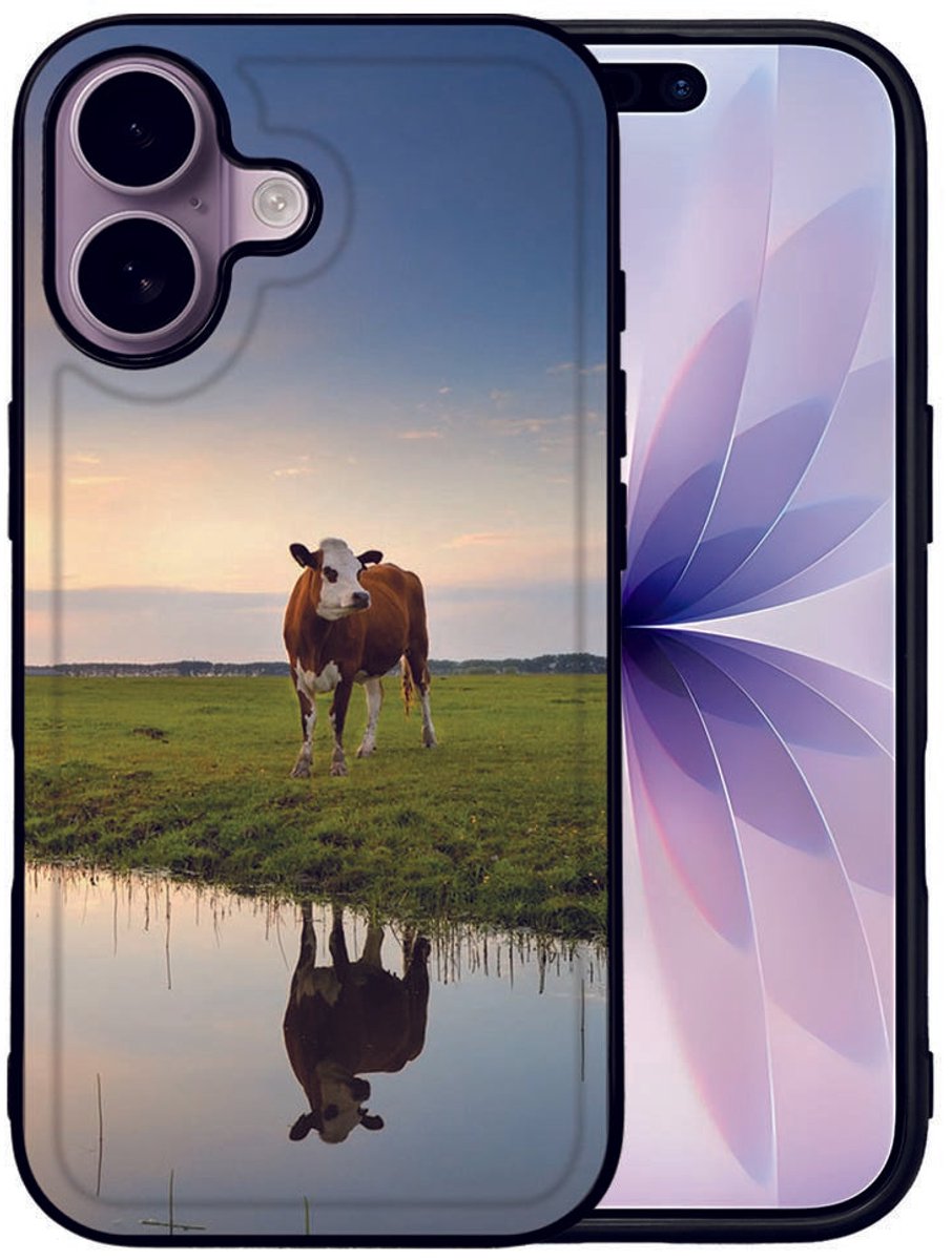 voor Backcover Hoesje iPhone 17 Koe
