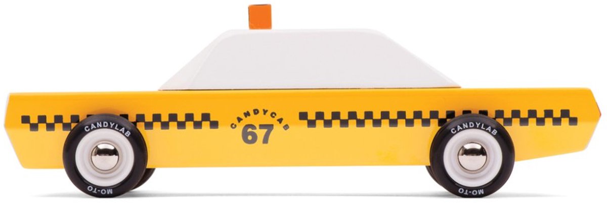 Candylab houten speelgoedauto Candycab - Americana taxi klassieker.