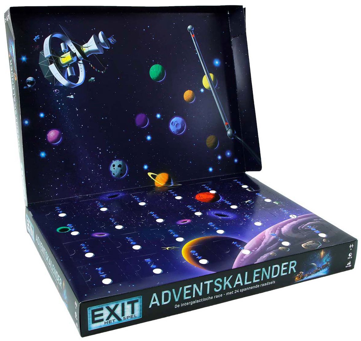 999 Games adventskalender puzzelspel Exit Intergalactische Race escape. – foto 4