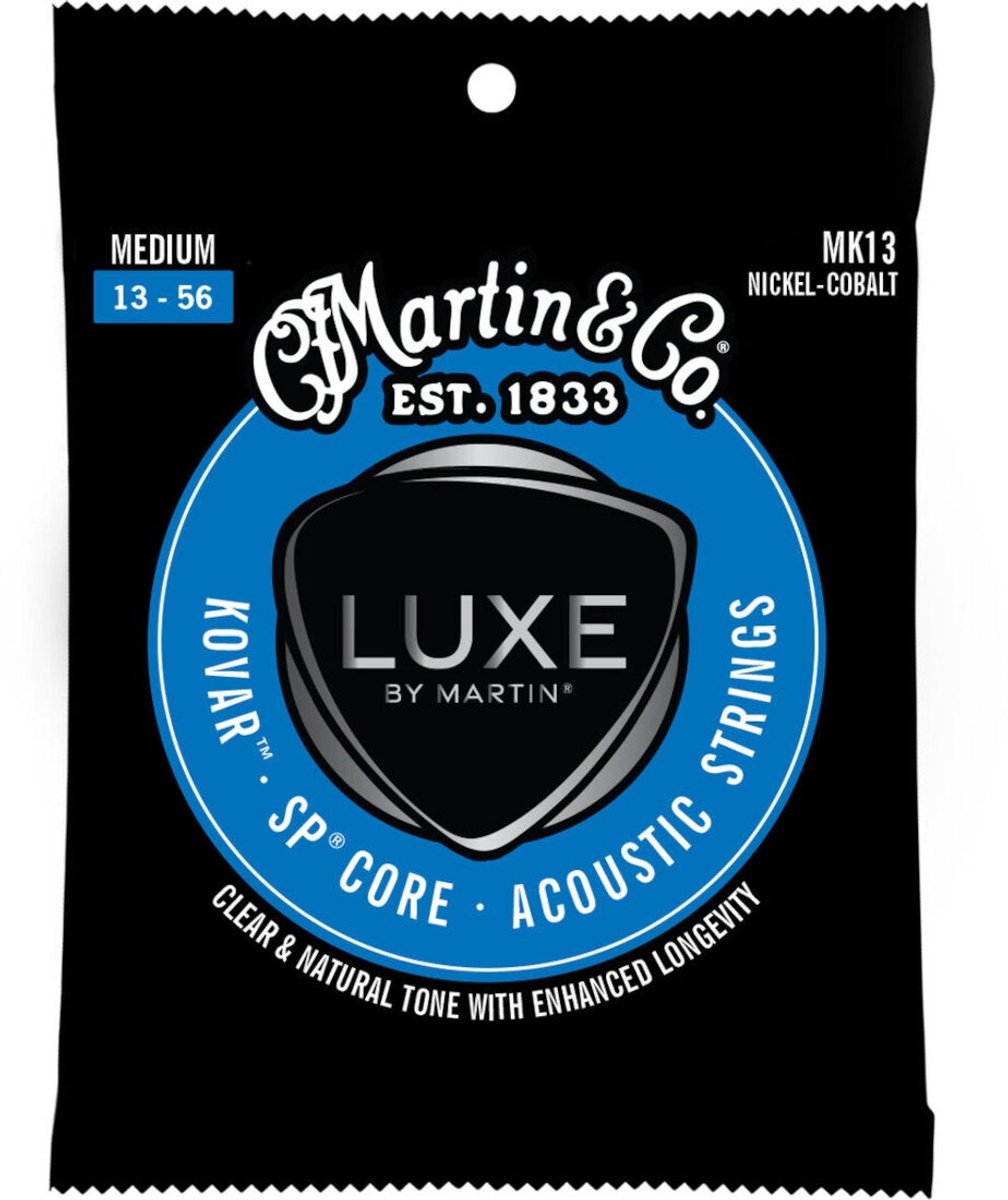 Martin Strings Luxe MK13 Kovar SP Core Nickel Cobalt Medium 13-56 snarenset voor westerngitaar