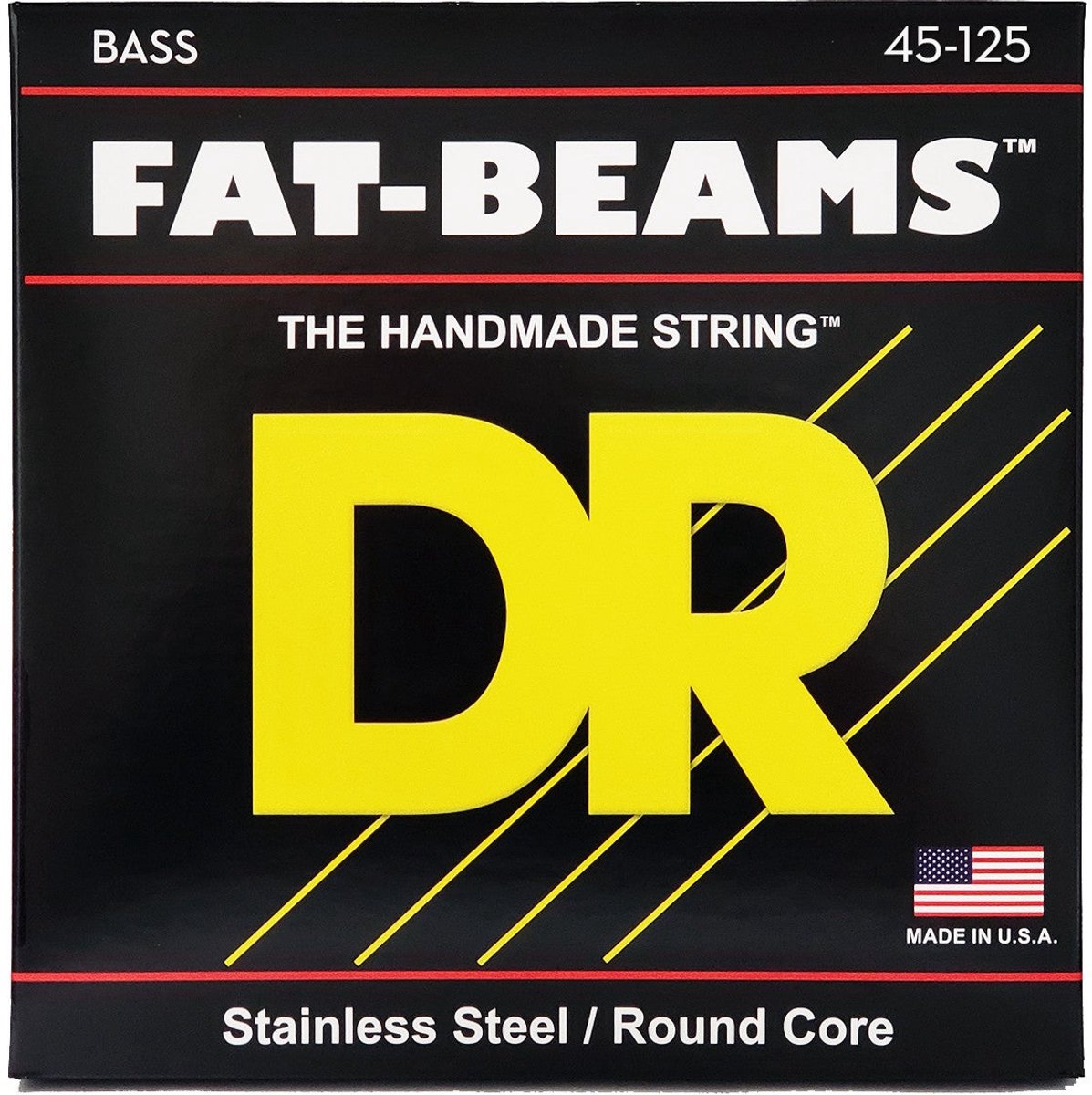 DR Strings FB5-45 Fat-Beams Medium 45-125 5-snarige basgitaarsnaren