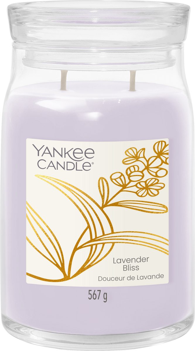 Yankee Candle - Lavender Bliss Large Jar - tot 80 branduren