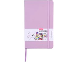 Bruynzeel bullet journal lila notitieboek 13x21cm 140g/m² creatief.