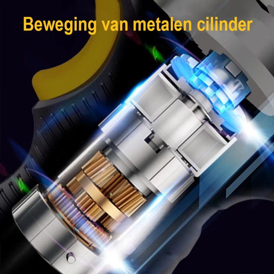 120W Handluchtcompressor Draadloze Opblaaspomp Draagbare Luchtpomp Bandenpomp Digitaal voor Auto Fiets Ballen — afbeelding 4