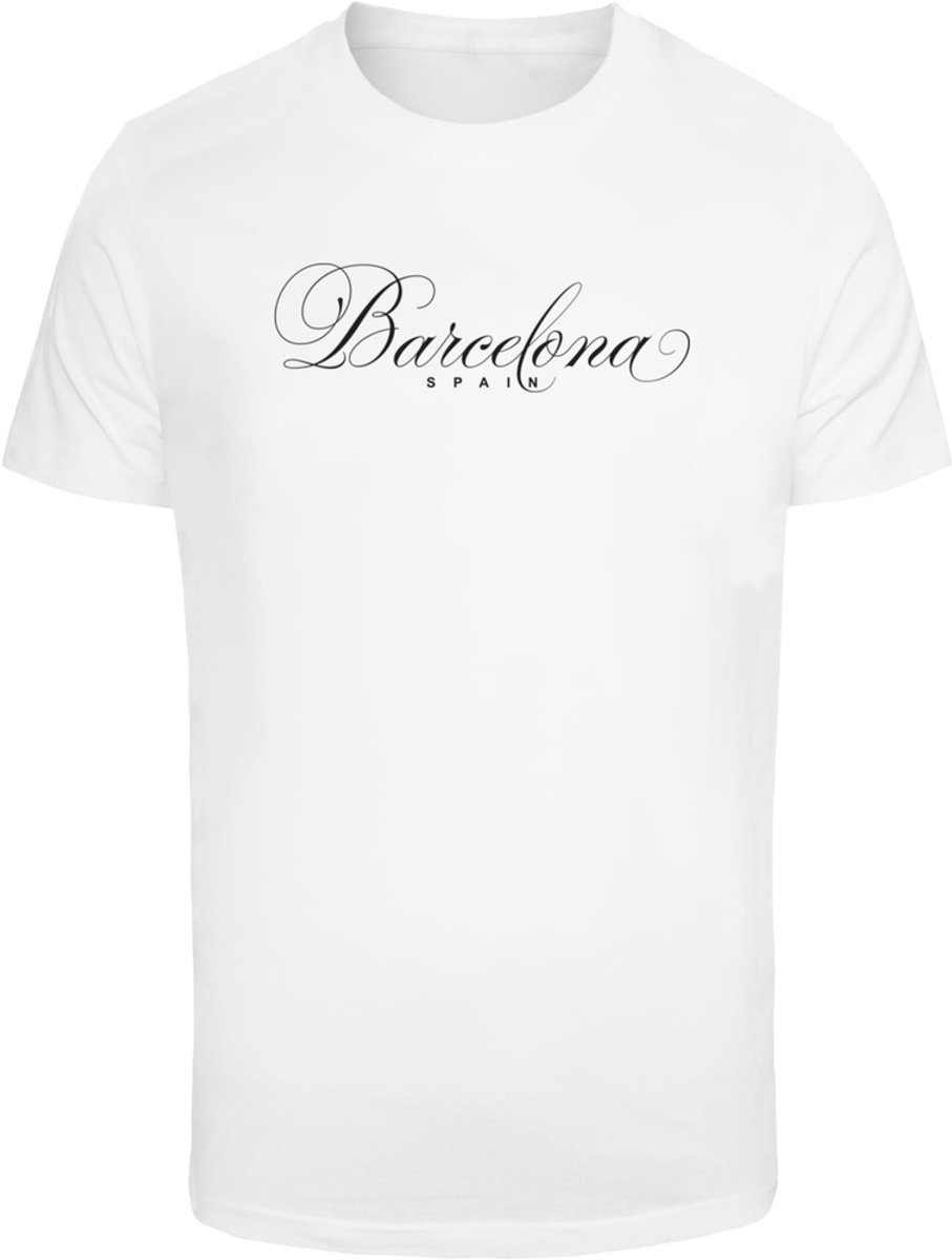 Mister Tee Spain Barcelona Heren Tshirt L Wit