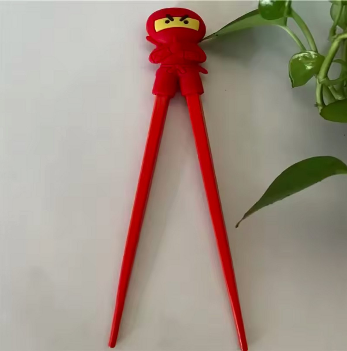 ProductGoods Kinder Eetstokjes – Samurai – Met Hulpstuk – 2 Stuks – Rood