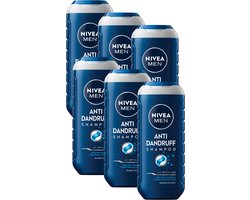 NIVEA MEN Anti-Roos Shampoo Mannen - Haarverzorging voor Mannen - Voordeelverpakking - 6x 250ml