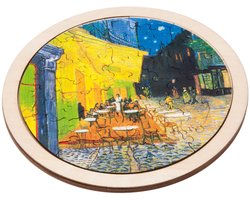 Puzzle Fridolin Vincent Van Gogh Café De Nuit en karton d'art.