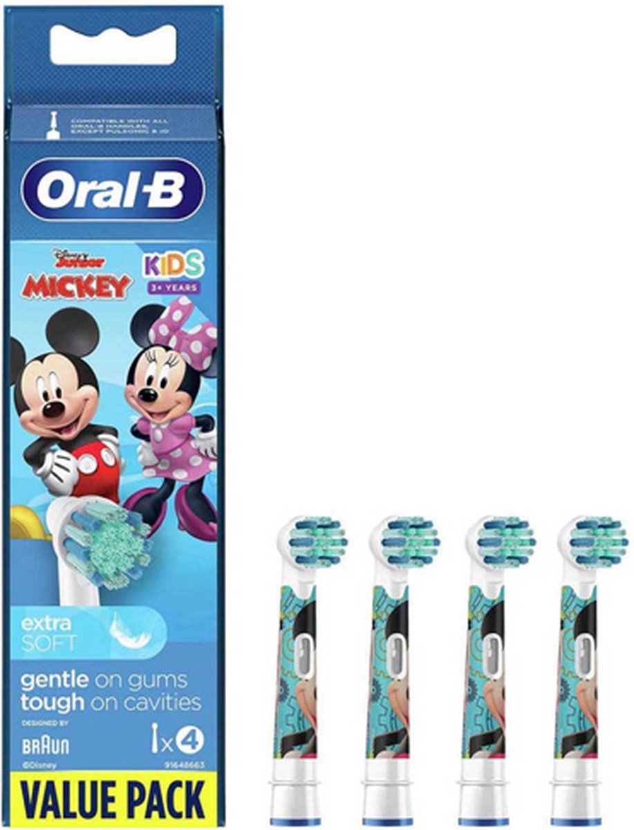 Oral-B EB10 Oral-B Kids Disney Opzetborstels 4 Stuks