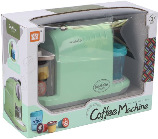 Foto: Koffie machine speelgoed educatief leren met kleurveranderende beker 