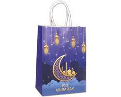 BTH - Ramadan Cadeau Zakjes - Eid Mubarak Decoratie - Giftbag - Versiering - Paars