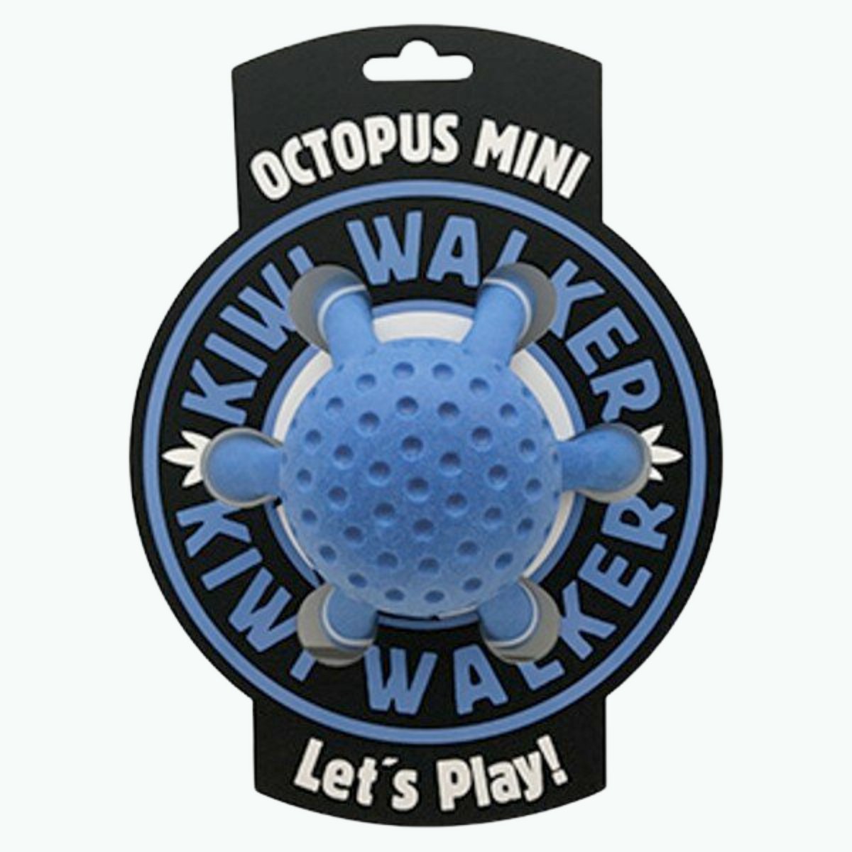 Kiwi Walker - Let's Play - Hondenspeelgoed - Octopus - Blauw - 13cm