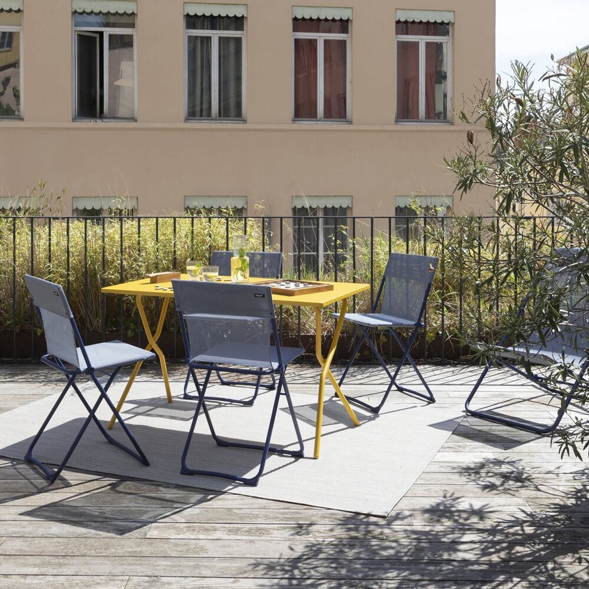 Lafuma Balcony Table - Table bistro - Table de jardin - Pliable