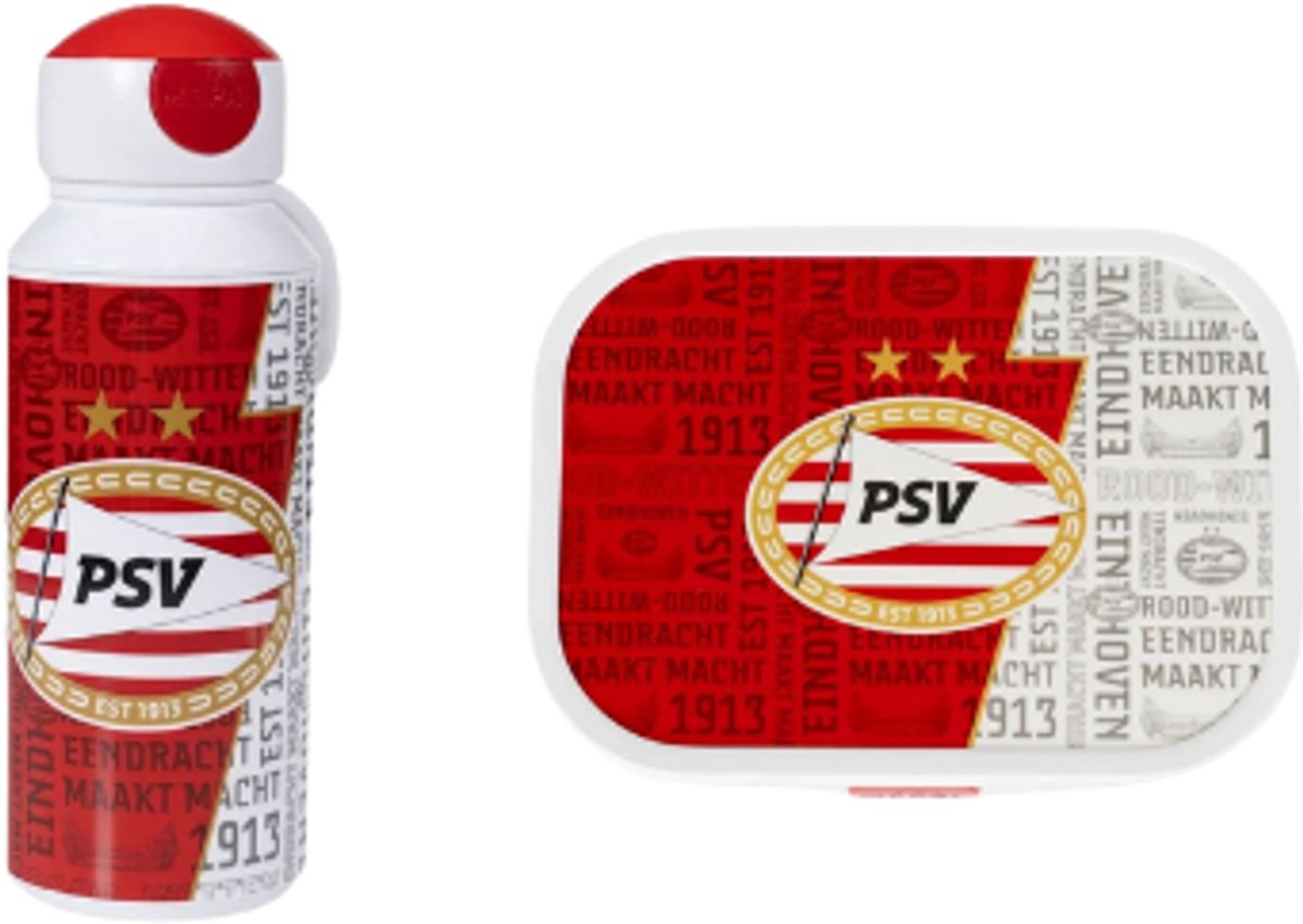 PSV Lunchset Pop-up en Lunchbox Teksten