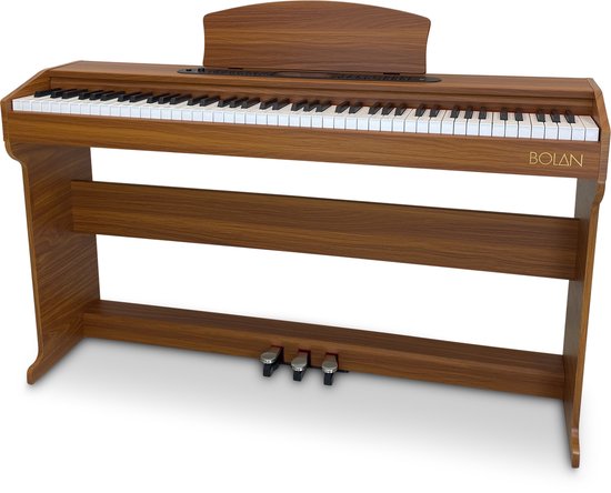 Bolan CP 1 Digitale Piano Bruin Notenhout Home Piano Met Meubel bolan-cp-1-digitale-piano-bruin-notenhout-home-piano-met-meubel