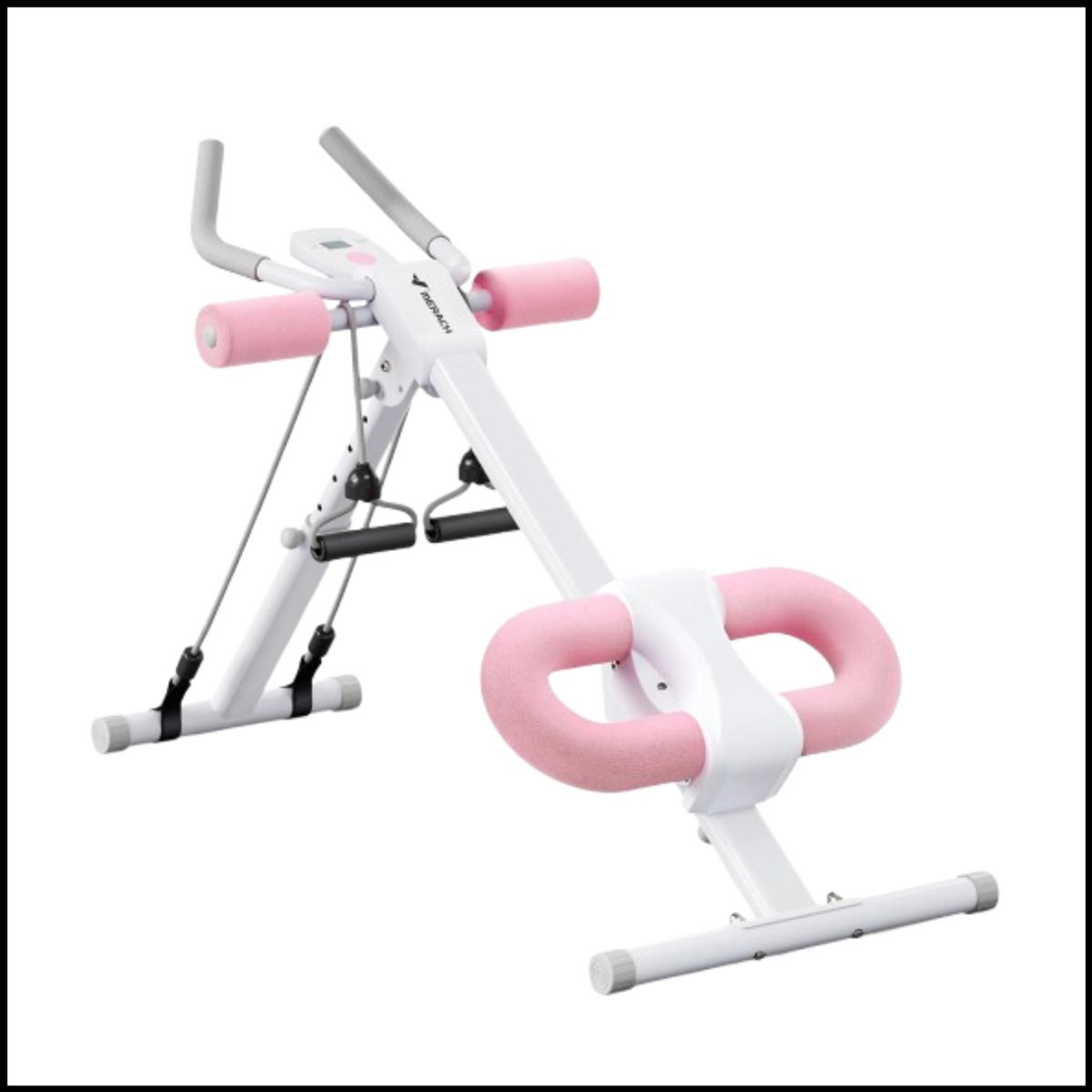 Verstelbare Ab-trainer – Opvouwbare Buikspiermachine – Kniebescherming – Core-training – Maximale Stabiliteit