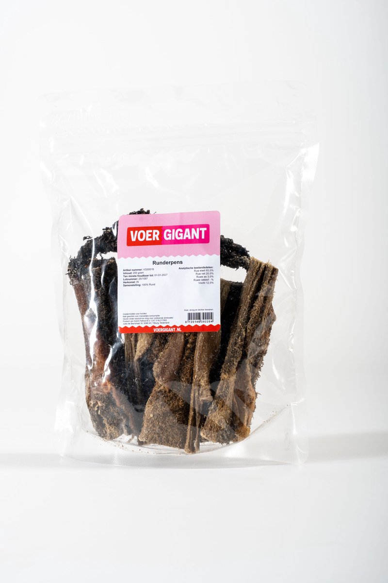 Voergigant - Runderpens - 200 g