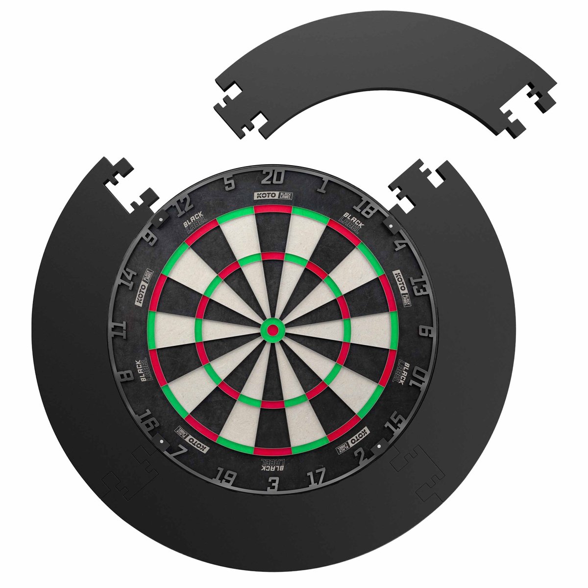 KOTO Black Label + Puzzle Surround - Dartset Zwart