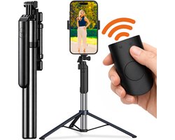Selfiestick voor elke telefoon - 3 in 1 - incl. afstandbediening - Tripod - Phonestick - Telefoon Statief - Bluetooth - Standaard - GSM - Camera - Smartphone - Luft - Selfiestick iphone - Tripod iphone