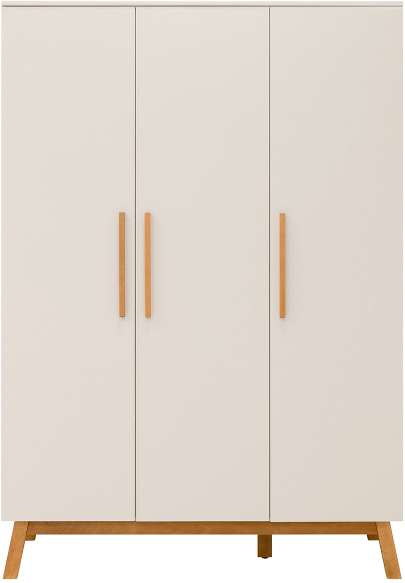 Bopita Kaleo Kledingkast 3-Deurskast - Rose Wood