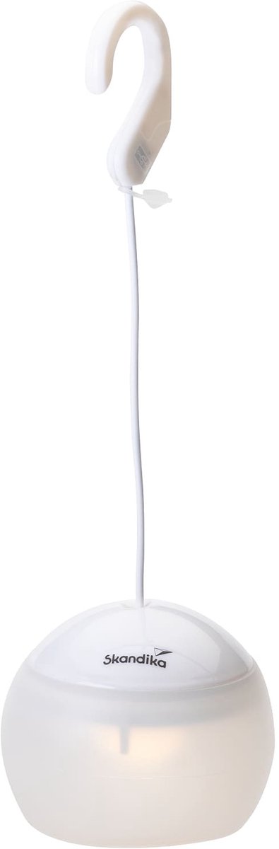 Skandika LED campinglamp Tufjord - 3 lichtmodi, 2000 mAh accu, oplaadbaar, tentlamp, nachtlampje | Lamp voor camping, tuin, decoratie, wandelen