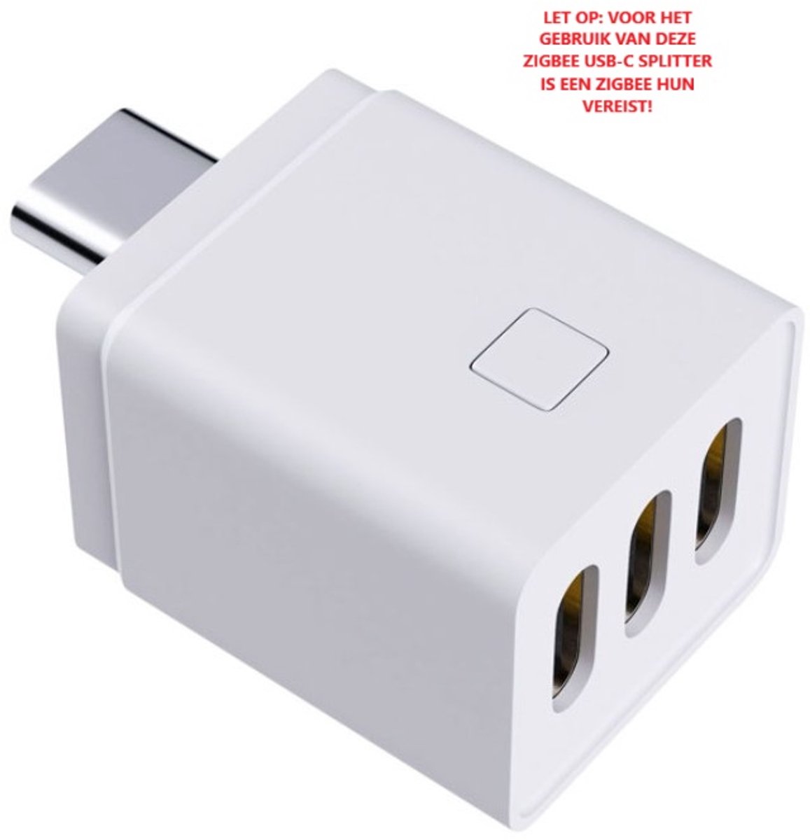 Tuya USB‑C Splitter – 1 naar 3 USB met Zigbee | Slimme bediening via app