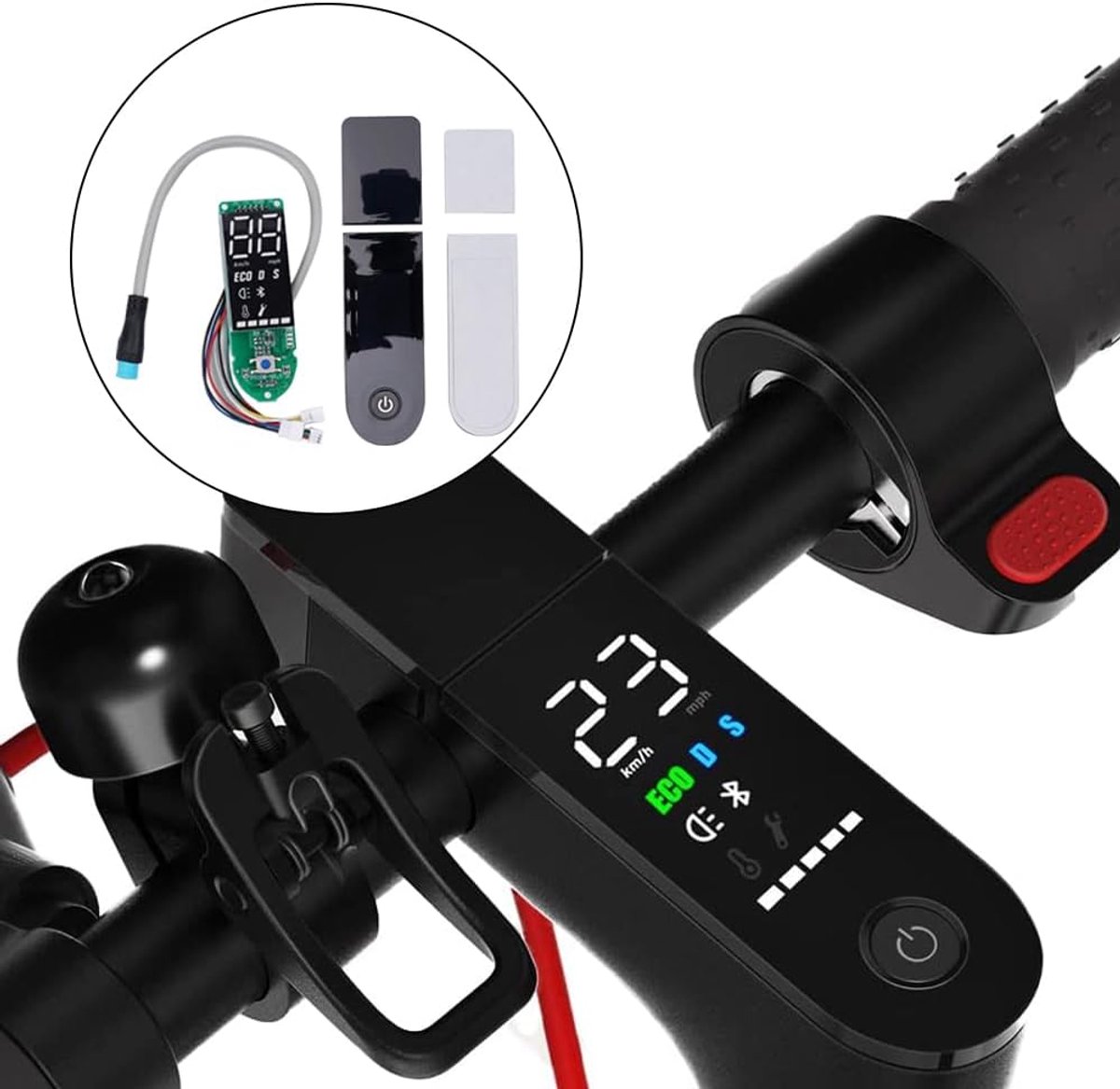 Electric scooter dashboard cover - vervangingsprintplaat voor Xiaomi M365/M365 Pro/M365 Pro 2 - elektrische scooter onderdelen accessoires - Electric - €57,58