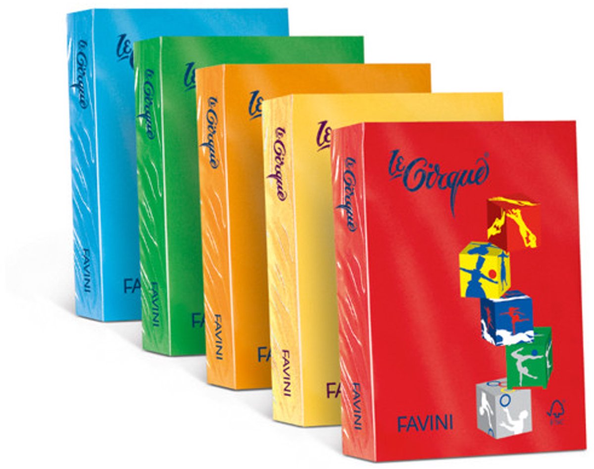 Favini Le Cirque papier voor inkjetprinter A3 (297x420 mm) 500 vel Geel