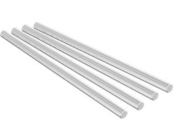 Volledige Draadstangen M10 × 200 mm - 4 Stuks Roestvrij Staal DIN 975