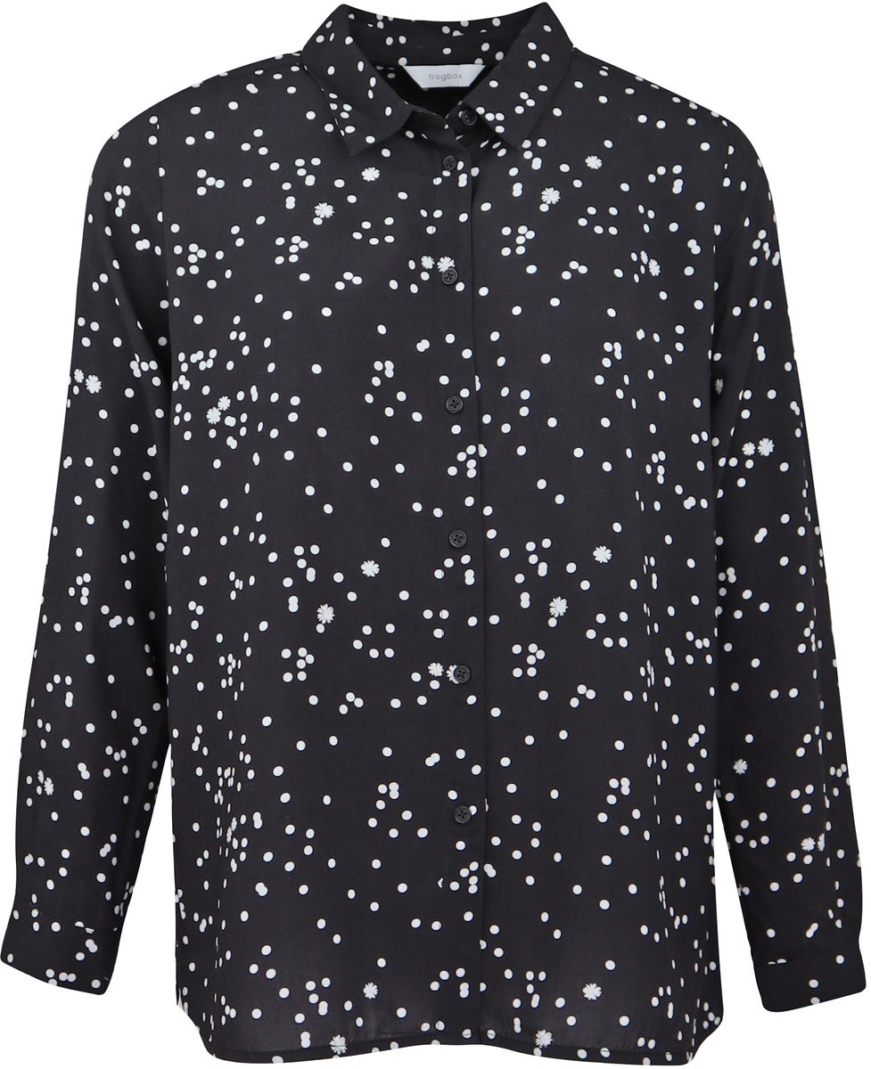 Frogbox - zwart witte blouse - maat 36