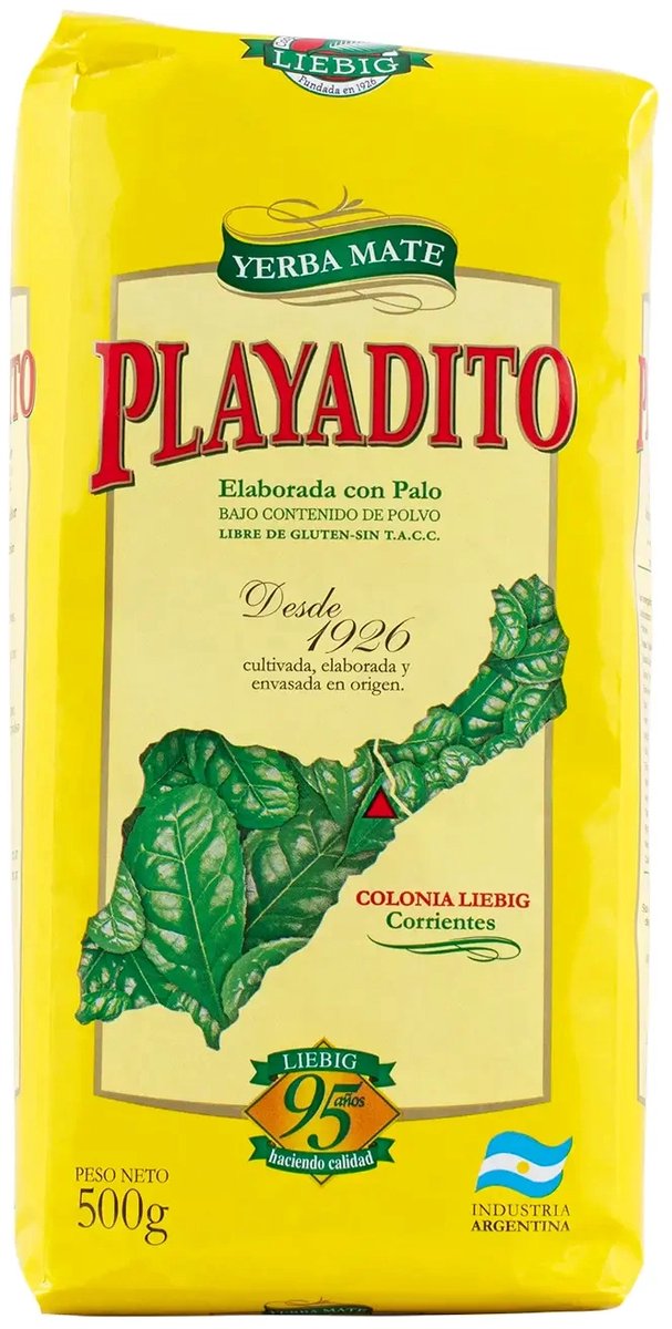 Playadito - Yerba Mate Thee - 500 g - Con Palo - Tradicional