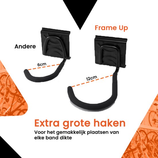 Fiets Ophangsysteem 4 fietsen - fiets haak - fiets ophangbeugel - fiets Muurbeugel - fietsenrek - tot 160kg van Merkloos — afbeelding 3