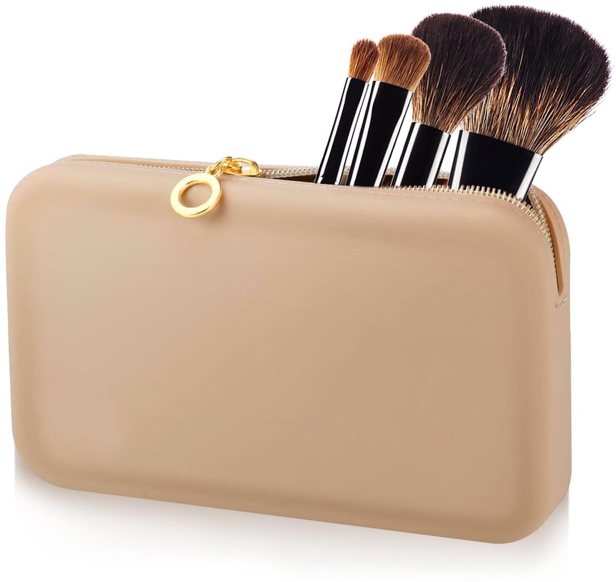 Trousse Pinceaux Maquillage in Silicone 20 * 12.5cm Rangement Tendance et Portable