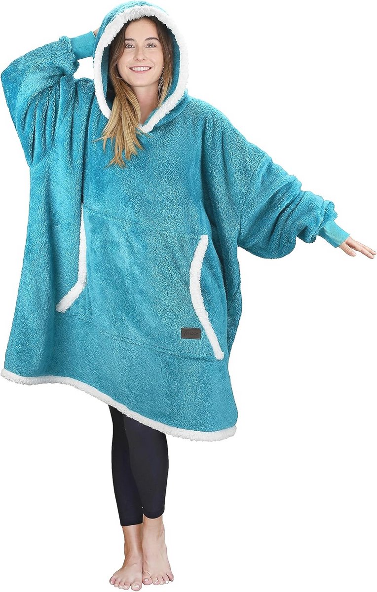 Oversized Hoodie Deken Sweater - Ideale Warmte voor Volwassenen en Kinderen